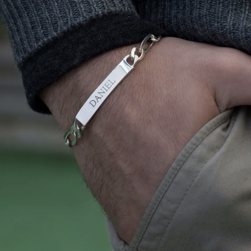 Herrengourmette-Armband